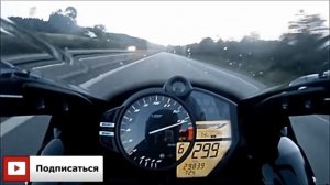 Максимальная скорость Yamaha R1