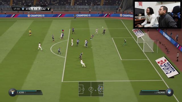 COPPA N'FACCIA E QUANNO ME PASSA 😭😭😭 Atalanta-Lazio [Fifa 19]