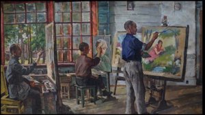 "Основоположники холуйской лаковой миниатюры"