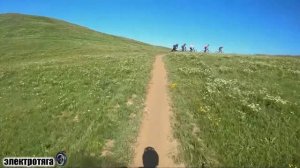Безумная гонка на горных велосипедах Enduro +100km/h #megavalanche2021#enduro#горныйвелосипед