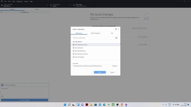 How to make an Endless Runner Game in Unity in Tamil - Github Version Control | Part 01