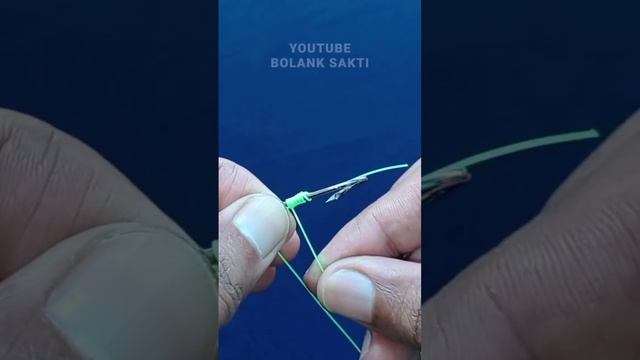 Simplest Hook Knot Technique - How To Tie A Hook