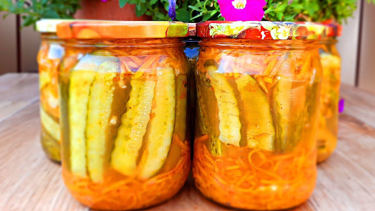 Огурцы по-корейски на зиму смотреть онлайн