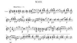 1. Wave -Jobim - guitar arrangements.