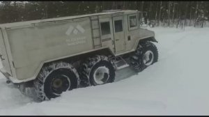 Вездеходы Зырянин и Бурлак. Помесили снежок.