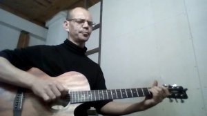 Очень красивая , романтическая песня. Я не старый , но поверь уже седой. М . Круг. cover гитара.