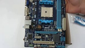 Материнская плата Gigabyte GA-A55M-DS2 | unboxing