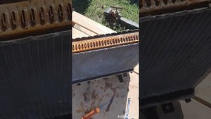 ремонт радиатора. чери. м 11.