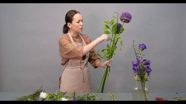 Стильный летний букет // мастер-класс