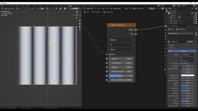 How to Use the WAVE TEXTURE Node - Blender Texture Node Tutorial