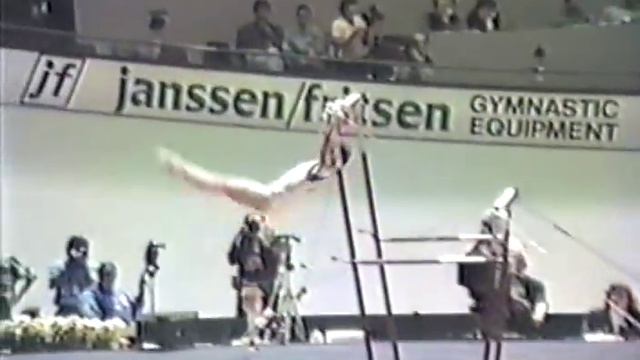 1st TO ROM Camelia Voinea UB 1987 World Gymnastics Championships 9 800 смотреть онлайн