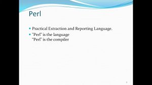 Introduction to Perl - Perl Script Basics Tutorial - Part 1