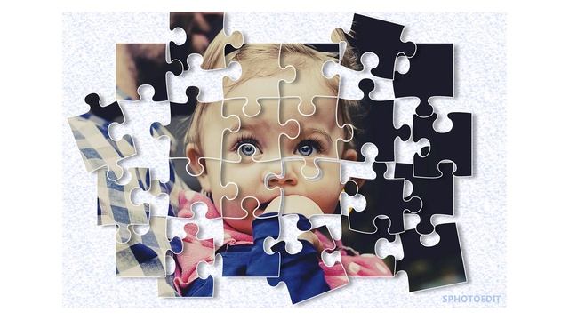 Photoshop Tutorial_puzzle effect in adobe Photoshop_create puzzle effect_free Photoshop actions смотреть онлайн