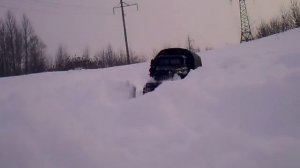 УРАЛ зимой по бездорожью, военная техника России