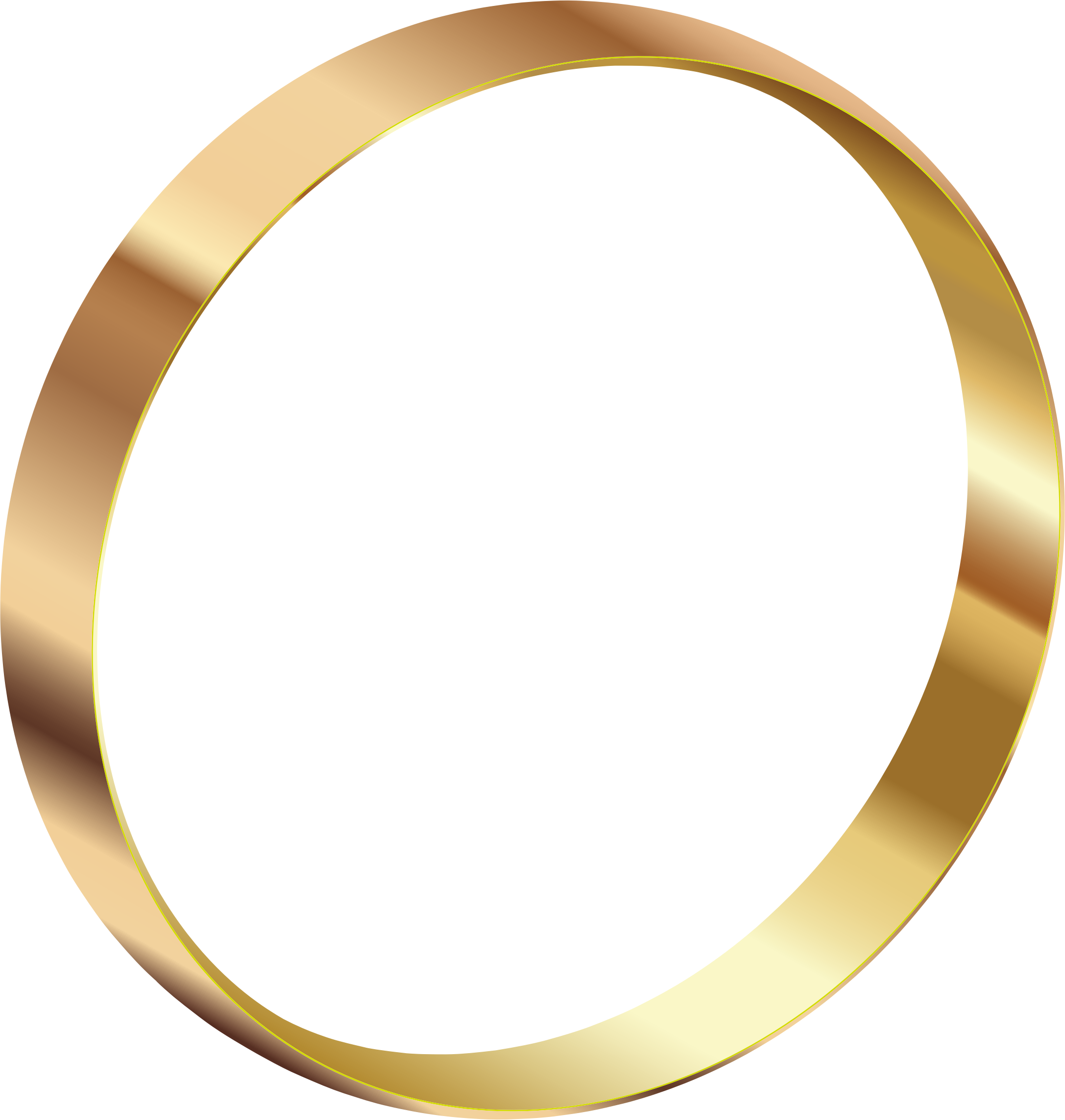 Кольцо круглое золото
