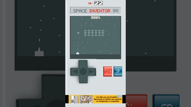 Retro Space shooter made in Appybuilder/App Inventor