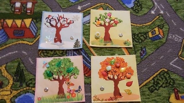 Развивающее панно "Календарь природы." #ручнаяработа