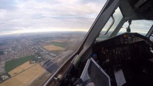 ATR 42-320F Landing Paris-Le Bourget Airport after LONG HAUL 08:50 Flight from Tbilisi, Freight Dog