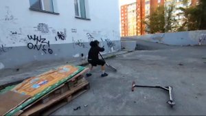 обкатываем самодельный кикер | построили трамплин и обкатали его