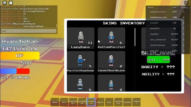 Wiki!Sans Showcase!!(Sans Multiverse Simulator) смотреть онлайн