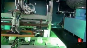 Автоматическое многокрасочное шелкотрафаретное оборудование для печати по бутылкам