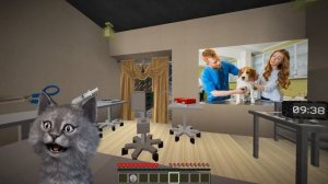 НЕПОСЛУШНЫЙ КОТЁНОК ПОЦАРАПАЛ БОГАТОГО ШКОЛЬНИКА!! - МАЙНКРАФТ ЖИЗНЬ КОТИКА 11 СЕРИЯ