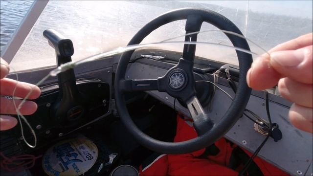 Еще раз как очень просто и надежно связать толстый шнур и флюоровый поводок смотреть онлайн