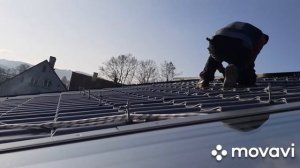 Солнечные панели на металло черепице