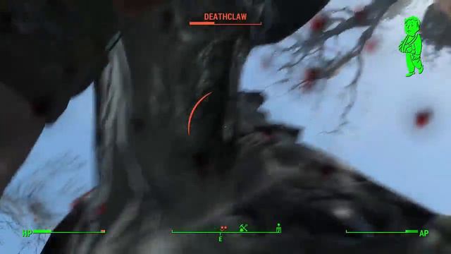 Fallout 4 - Vertibird + Deathclaw Vs. Powerfist