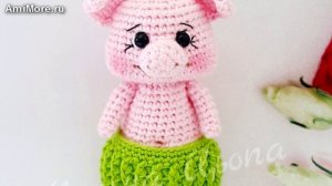 Амигуруми: схема Поросёнка Прошки. Игрушки вязаные крючком - Free crochet patterns.