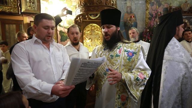 Кондак Рождеству Христову. Алтарный хор Свято-Введенского монастыря. смотреть онлайн