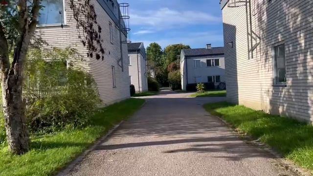 Обычный район в городе Уппсала. #жизньвшвеции Уппсала-4 город по величине в Швеции.