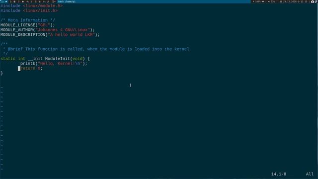 Let's code a Linux Driver - 1: Hello World Linux Kernel Module смотреть онлайн