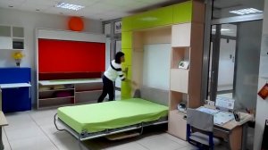 Откидная кровать со столом