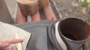 Дровокол пружинный модернизированный  ч.1.