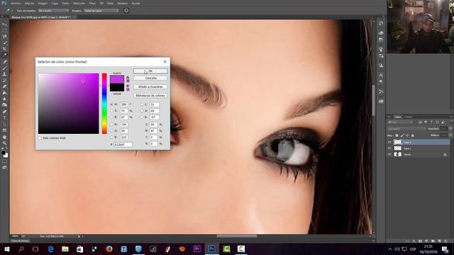 Como crear un Make up (Maquillaje) en Photoshop cc 2015 смотреть онлайн