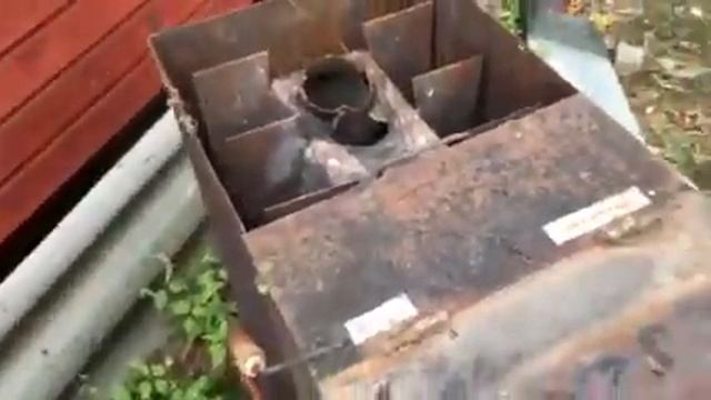 Вова Стовес Маркет прислал бомбу ! Печь Вулкан из черняшки! Едрить! 20 лет в бане простояла!