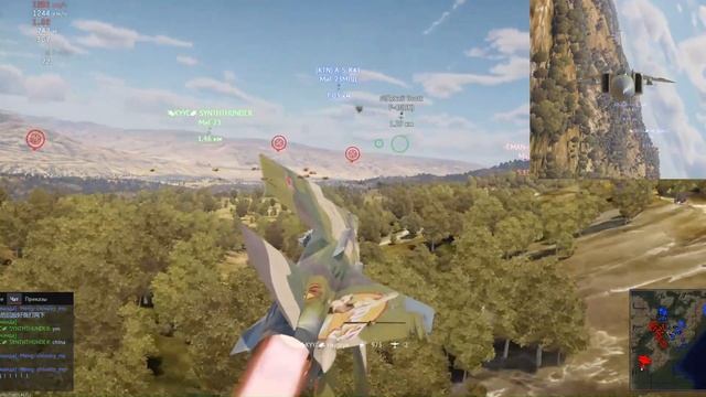 МиГ-23МЛ, 6 - фрагов полная реялизация ракет. смотреть онлайн