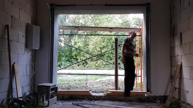 Установка ворот Хёрман HORMANN Часть1 #8.1 смотреть онлайн