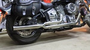 Регулируемый выхлоп, глушитель.Мотоцикл Yamaha XVS 1100