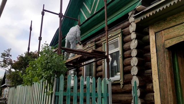 ОТБЕЛИЛ БРЁВНА ДОМА ДО НЕУЗНАВАЕМОСТИ! ДЕЙСТВЕННЫЙ СПОСОБ!