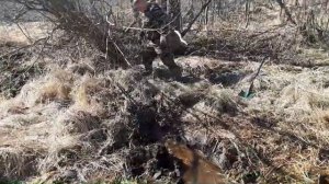 Коп металла, нашли узкоколейку в тайге.