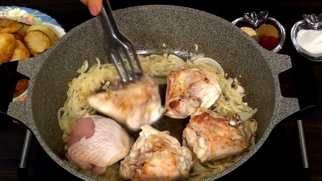 СОФРИТО или Вкуснейший Соус из Курицы и Картошки. Супер Рецепт Простого Блюда.