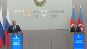 Совместная пресс-конференция С.В.Лаврова и Д.А.Байрамова, Баку, 24 июня 2022 г.