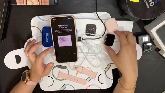 UNBOXING & SETUP I Apple Watch Series 6 GPS, 44MM Gold Aluminum Case with Pink Sand Sport Band смотреть онлайн