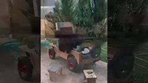 Самодельная машина из подручных средств
