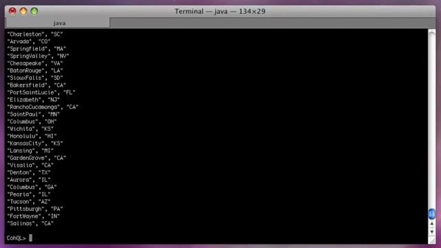 Coherence - Coherence Query Language (CohQL) Demo смотреть онлайн