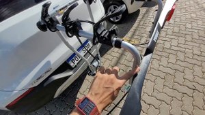 Transbike Thule 974 Hang On + Suporte p/ placa e adaptador. Revendedor Oficial Thule em Bauru