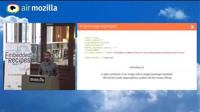 Embedded Recipes 2018 - Using yocto to generate container images for yocto - Jérémy Rosen смотреть онлайн