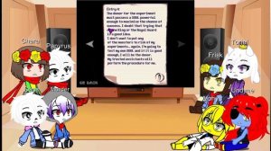 UNDERTALE and Murder react to "DustTale: Last Genocide - Diary" | Entries 1 to 8 | Gacha Reaction